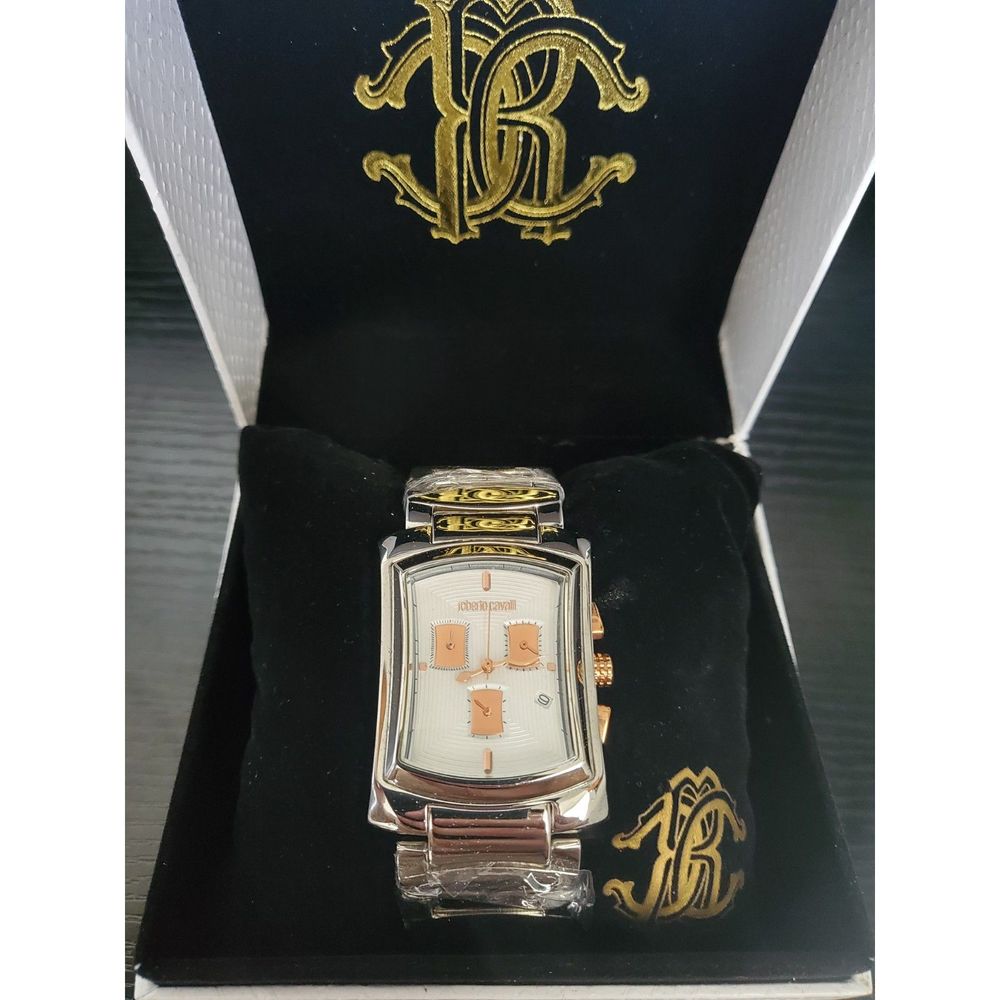 🔥NEW IN BOX Roberto Cavalli R7253900015 Tomahawk Men's Chronograph Watch - Picture 3 of 8